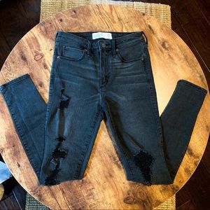 Abercrombie High Rise Super Skinny Jeans